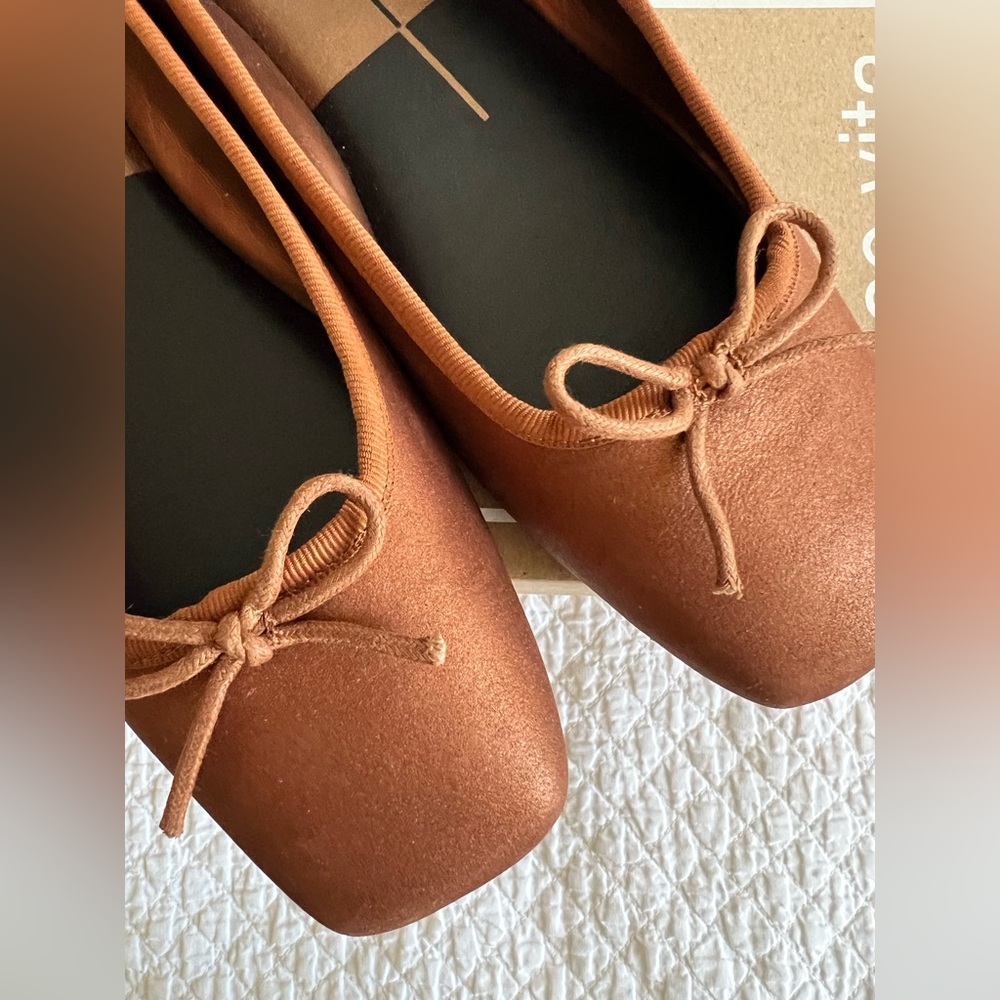 DOLCE VITA “Anisa” Flats in Copper Metallic 7 NEW IN BOX - Picture 4 of 7